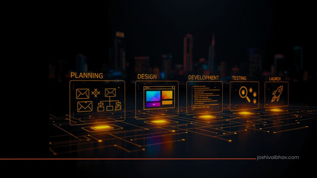 Business website timeline showing how long it takes to build a website in 2026