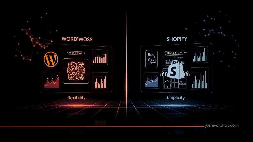 WordPress vs Shopify comparison for small business sales