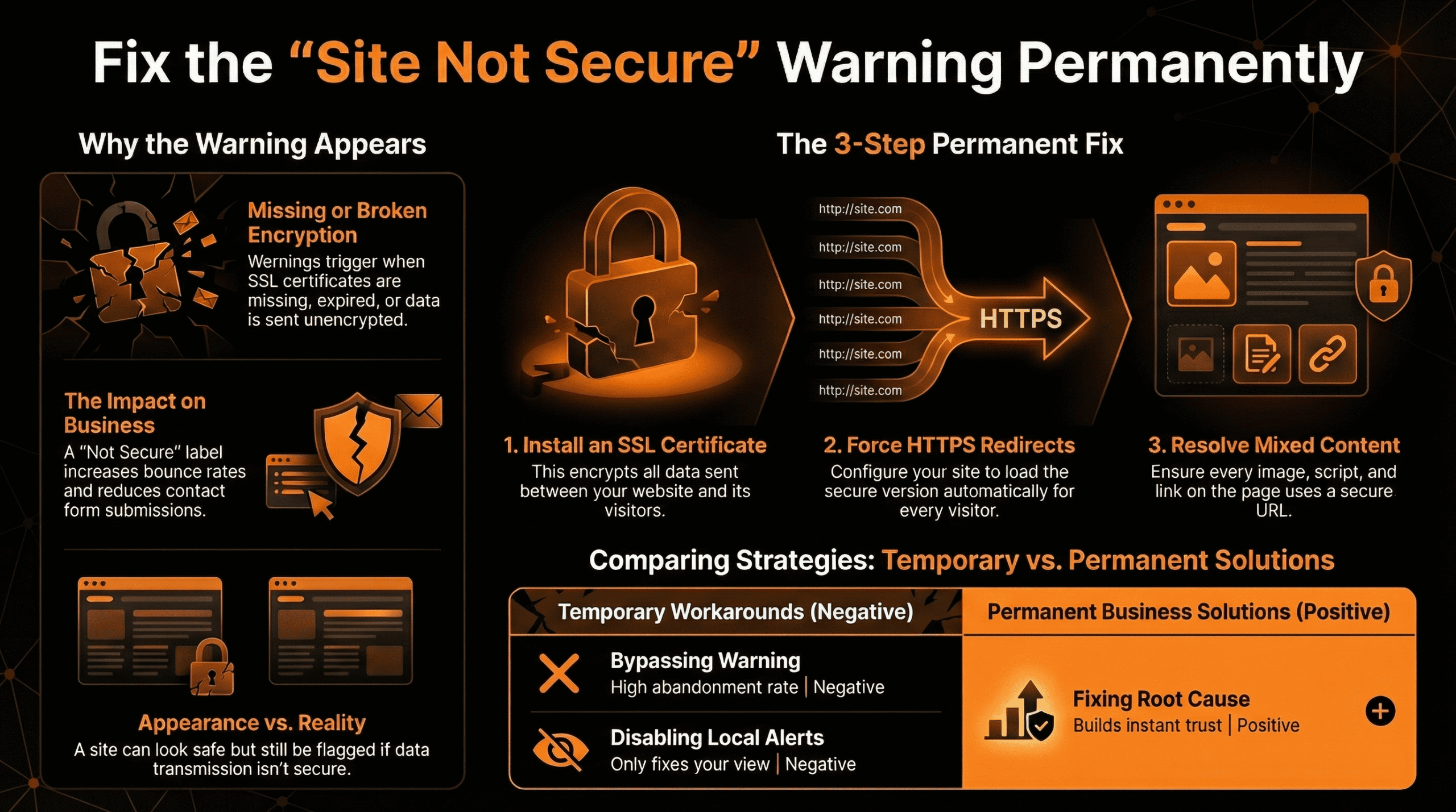 Fix the site not working