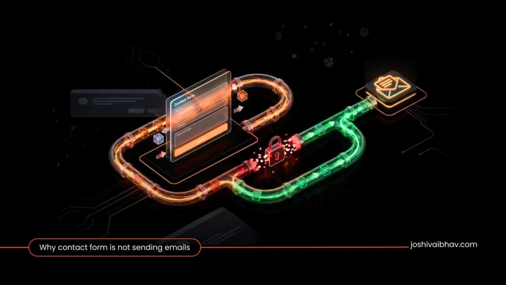 Why contact form is not sending emails