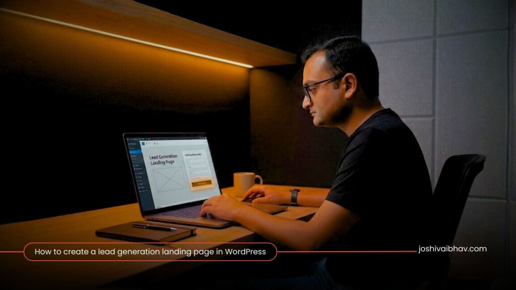How to create a lead generation landing page in WordPress