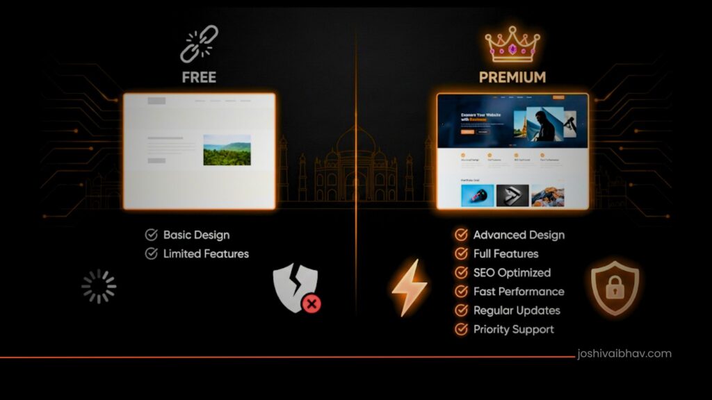 Premium WordPress theme vs free theme explained for businesses