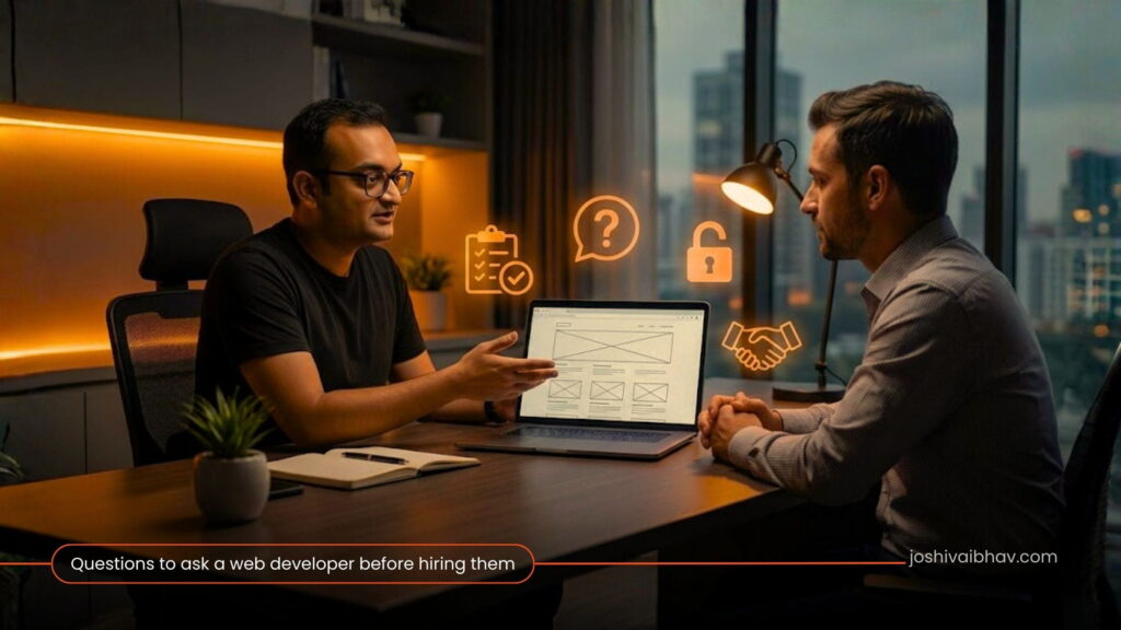 Questions to ask a web developer before hiring them