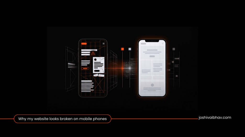 Why my website looks broken on mobile phones