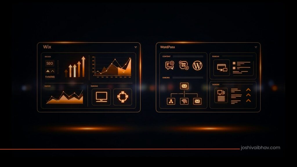 Wix vs WordPress SEO comparison for small businesses