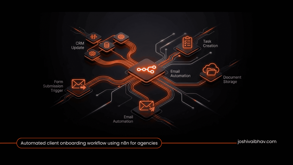 automated client onboarding workflow using n8n for agencies