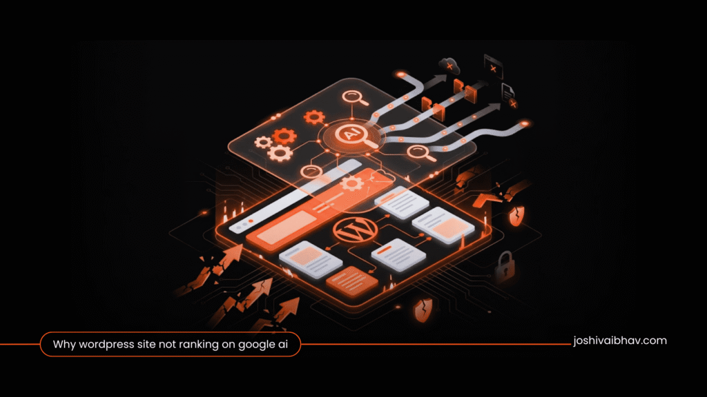 why wordpress site not ranking on google ai