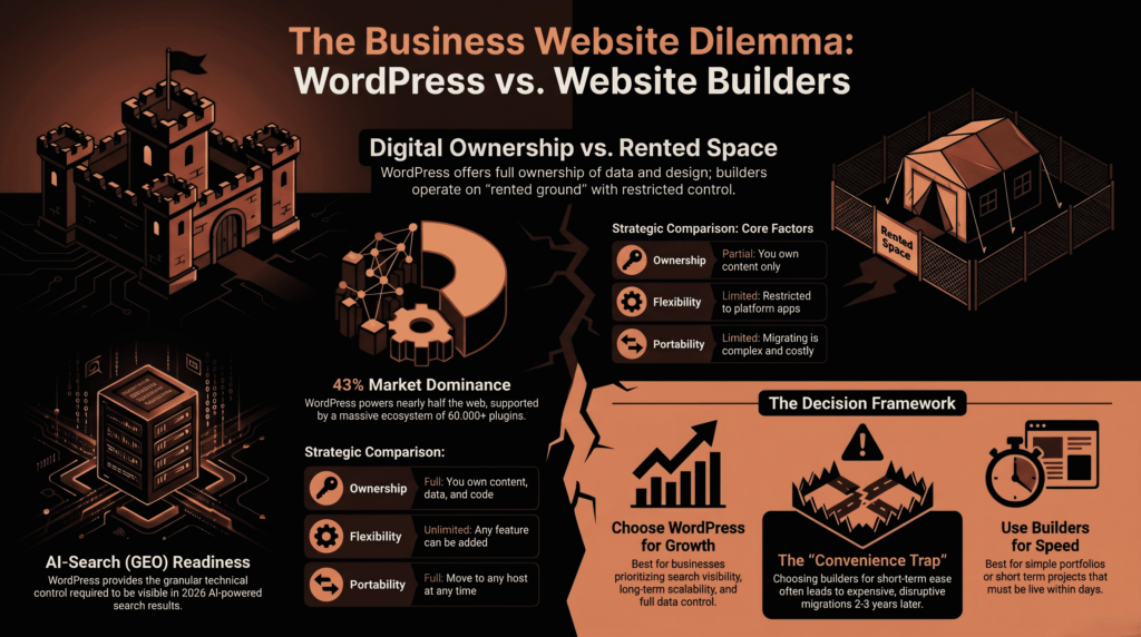 WordPress vs Website Builders: Which Is Best for Your Business in 2026?